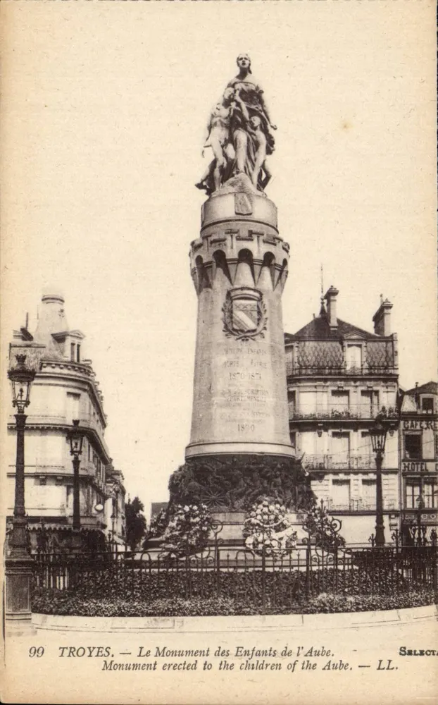 Troyes — Denkmal für die Kinder der Aube — Select - Vorderseite