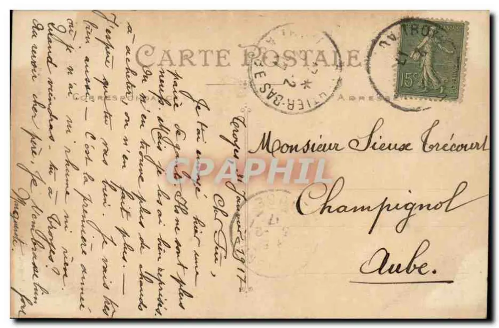 Troyes (Aube) — Innenansicht der Kirche St Pantaléon — Die Verhaftung des St. Crespin - Rückseite