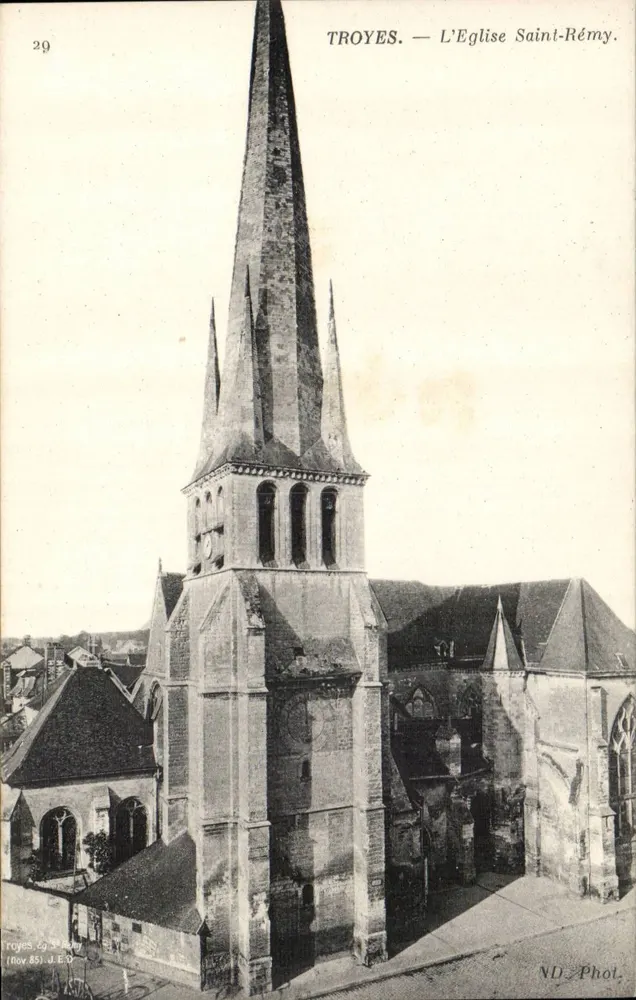 Troyes — La Chiesa di San Remy — ND. Phot. - Recto