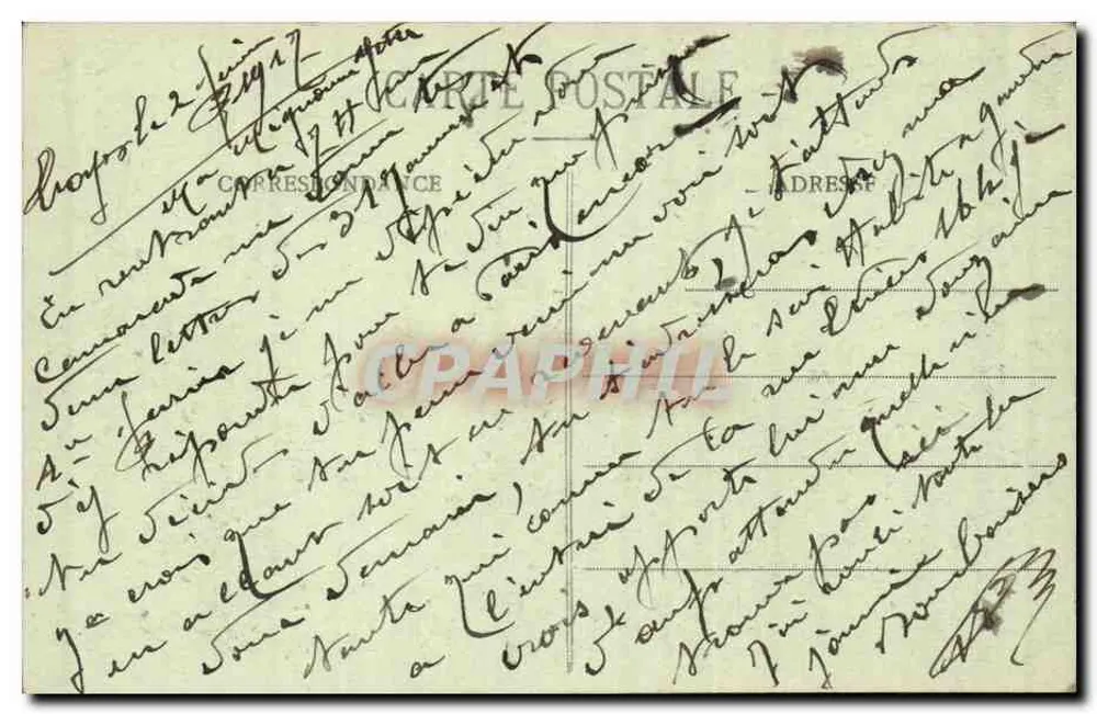 Troyes - A Fonte Argence — Coleção T. G. - Verso