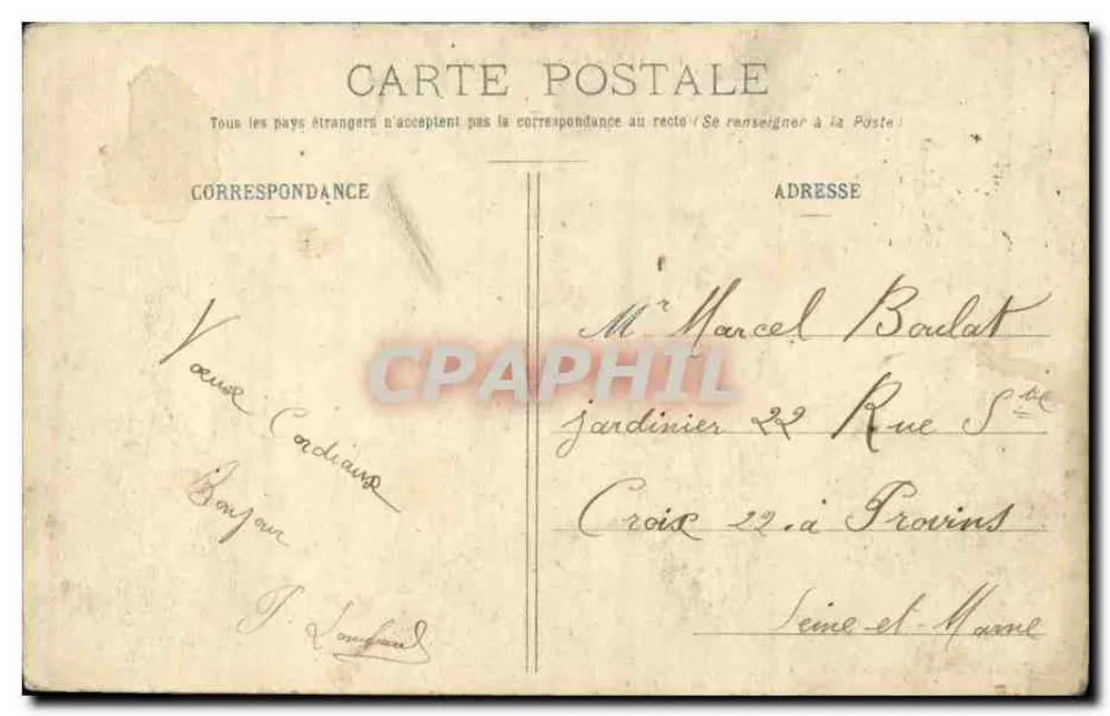 Troyes - Casa de Beurnonville — Casa dos Lojas Reunidas, editora, Troyes - Verso