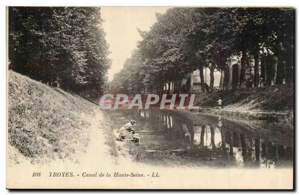 Troyes - Canal da Alta Sena — LL, n°108 - Frente