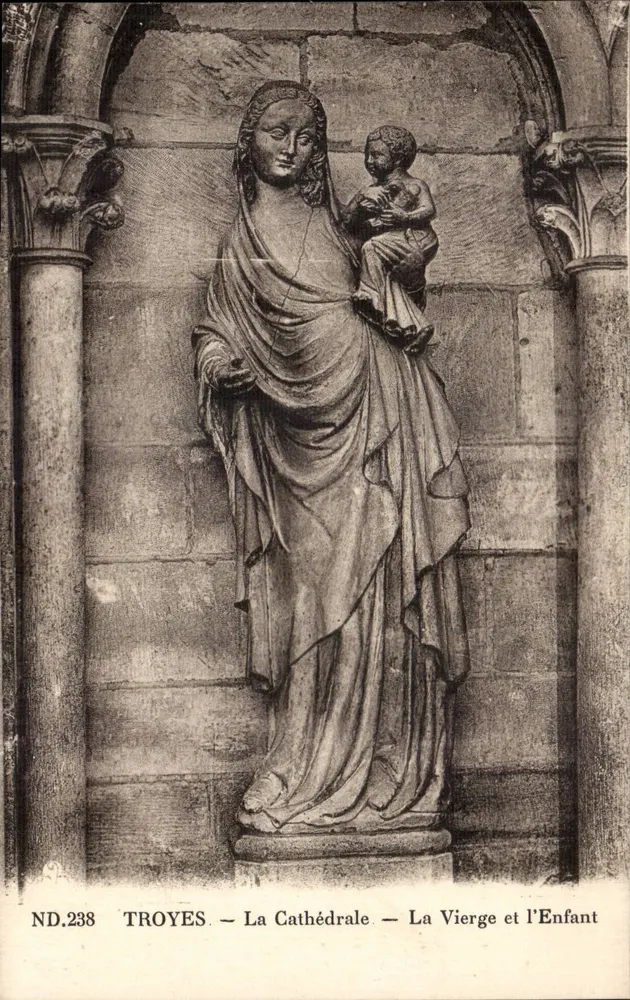 Troyes — Die Kathedrale — Die Jungfrau und das Kind — ND.238 - Vorderseite