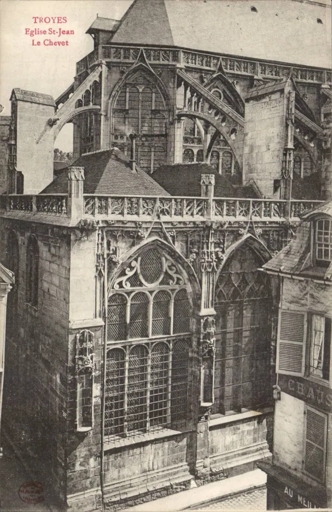 Troyes — Kirche Saint-Jean, der Chor — unbekannter Verleger - Vorderseite