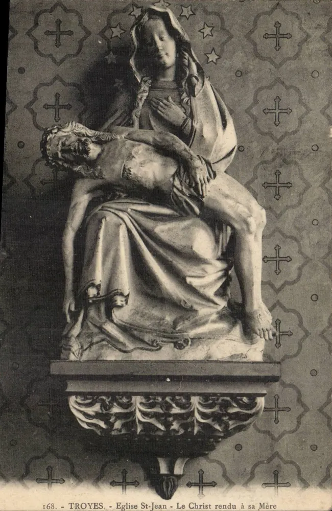 Troyes - Kirche St. Johann - Der Christus zur Mutter zurückgegeben - Vorderseite