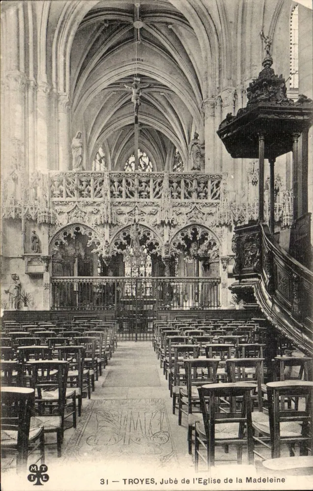 Troyes — Jubé der Kirche der Madeleine — M.T.L. Nr. 31 - Vorderseite