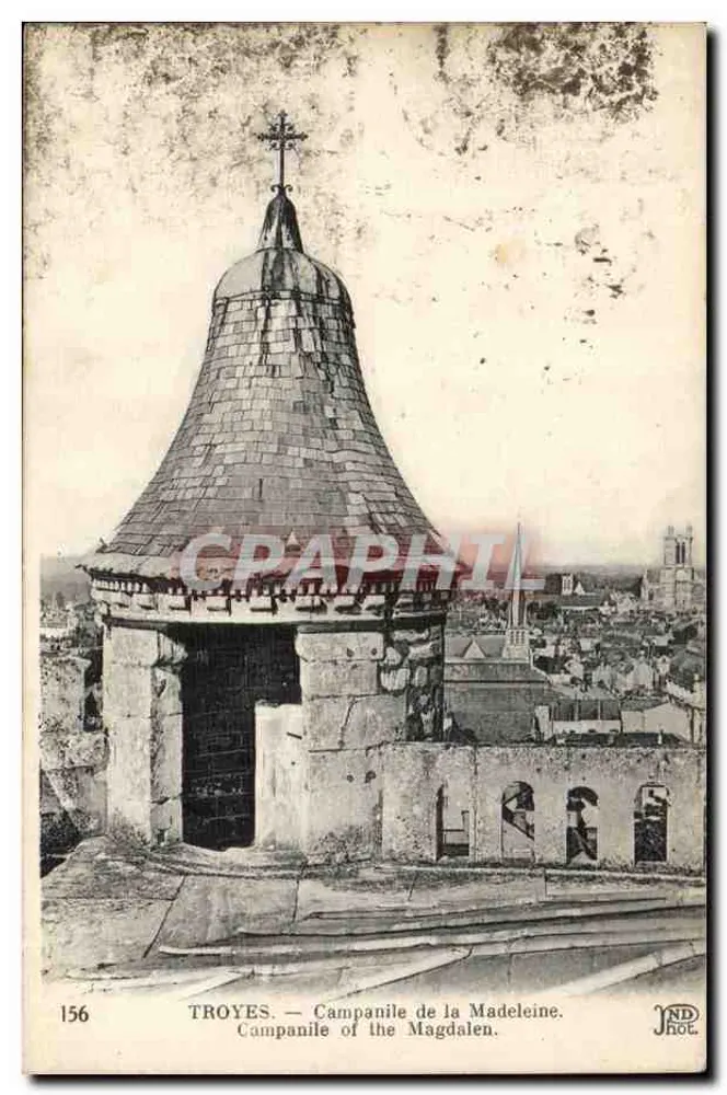 Troyes — Campanário da Madeleine — JNDROL, n°156 - Frente