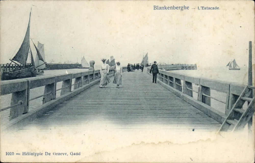 Blankenberghé — De Steiger — Heliotypie van Giraeve, Gent - Voorkant