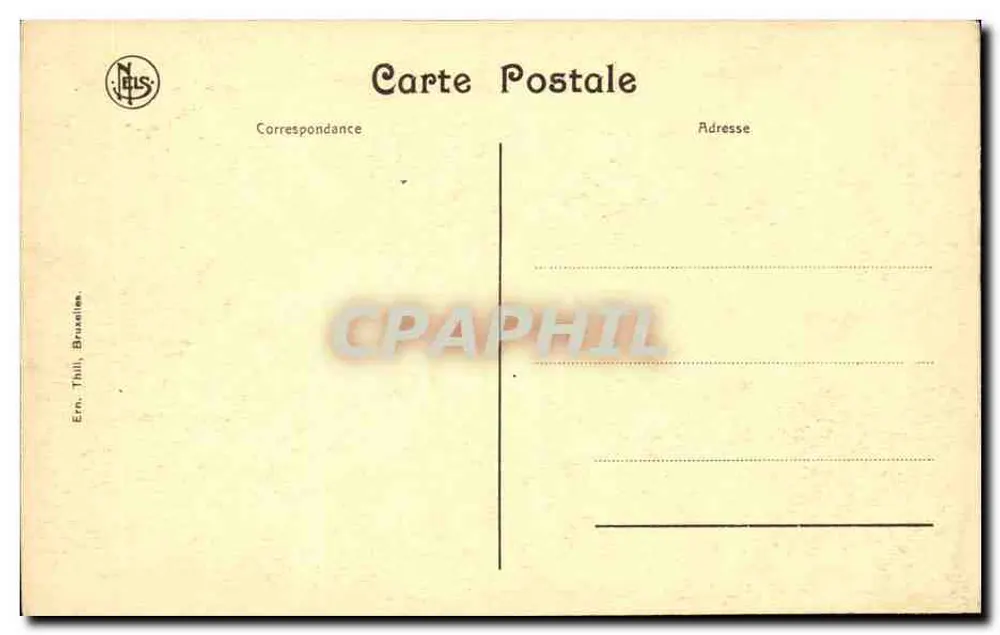 Nieuport — Le Boulevard et la place de la Gare — Verlag NELS - Rückseite