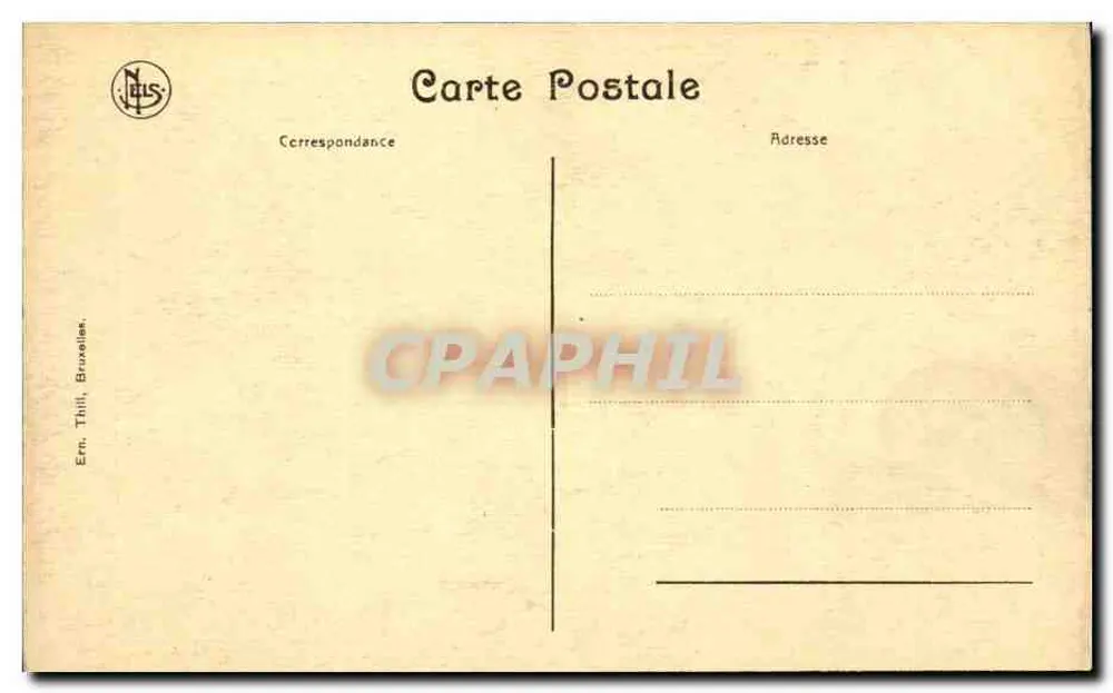 Nieuport-Ville — Chiesa — editore Naus, numero di serie non visibile - Verso