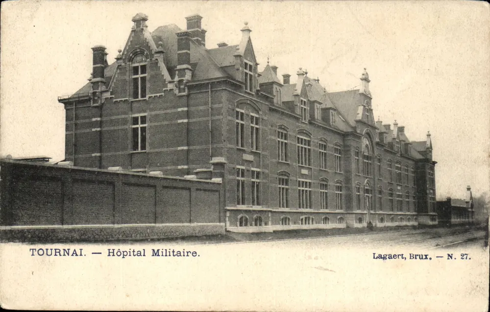 Tournai — Militärkrankenhaus — Lagaaert, Brux. — N. 27. - Vorderseite