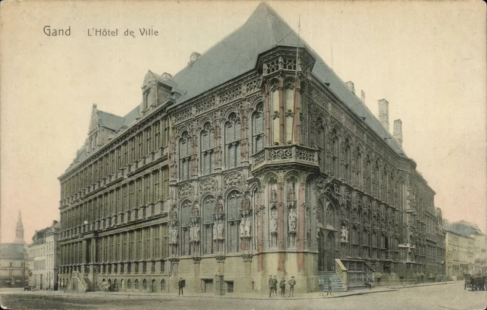Gand — Das Rathaus — Wilhelma Hoffmann A.-G., Dresden - Vorderseite