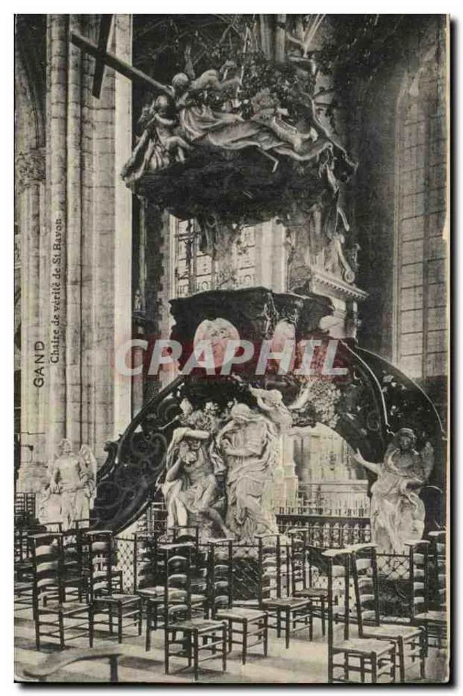 Gand — Chaire der Wahrheit von St-Bavon — Verlag Félix Maassen, Brüssel - Vorderseite