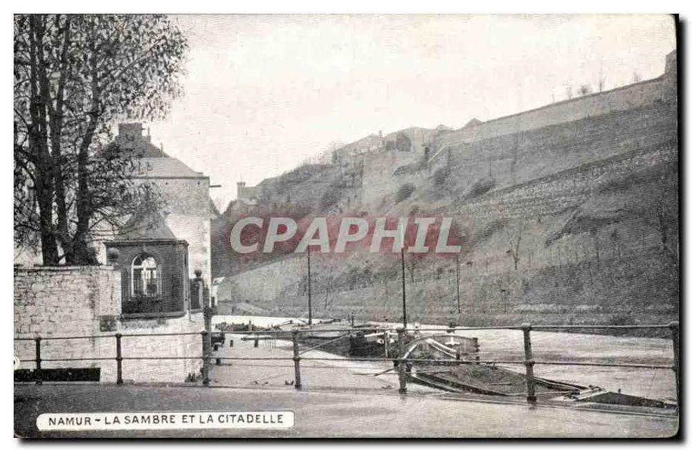 Namur - Die Sambre und die Citadel — Verlag YG-DW-ANYERS - Vorderseite