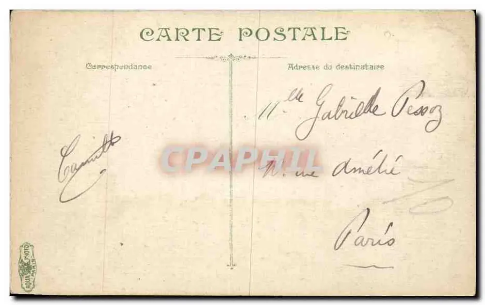 Ostend — Die Überdachte Galerie (Innenansicht) — Verlag L.V.G. n° 3643 - Rückseite
