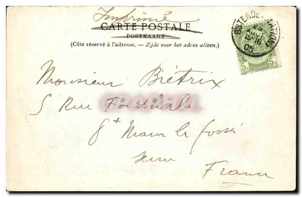 Ostende — A Estação — Editor anônimo, N° 54 - Verso