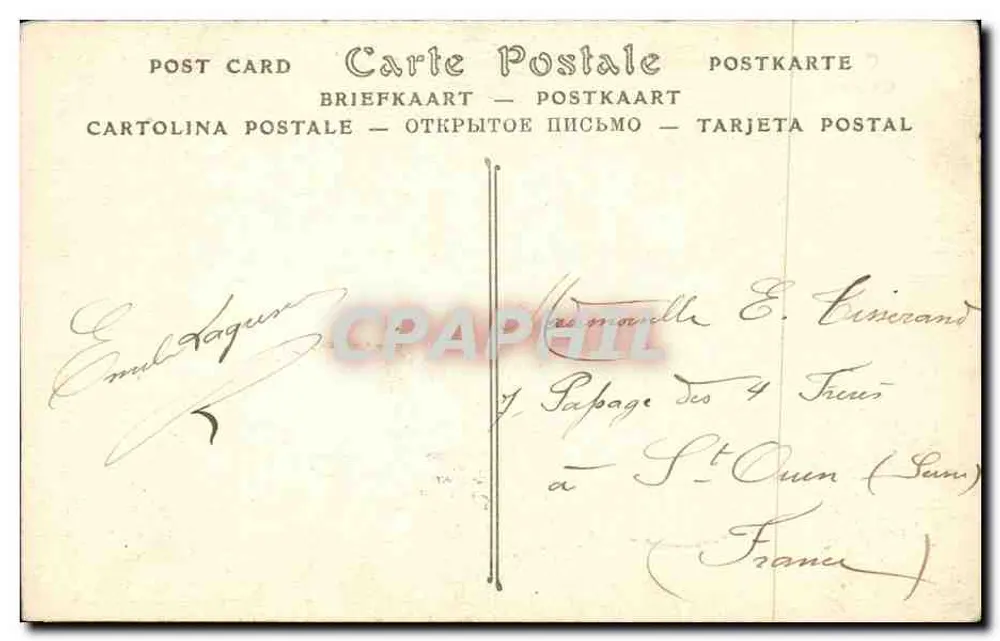 Ixelles. Denkmal von Charles de Coster — ND Fotografie — Nr. 424 - Rückseite