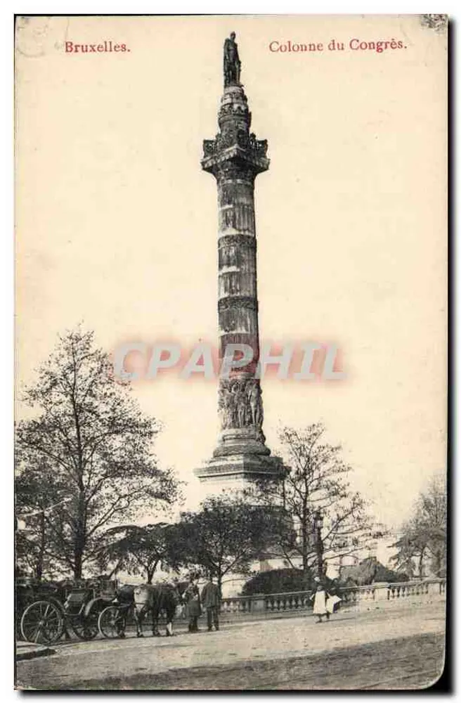 Brüssel. Säule des Kongresses — Seriennummer 4 - Vorderseite