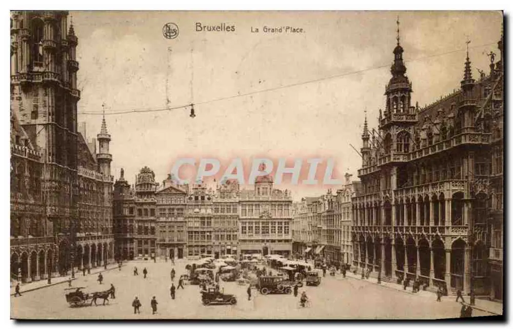 Brüsseler Große Platz — Verlag Ern. Thill, Serie 20 - Vorderseite