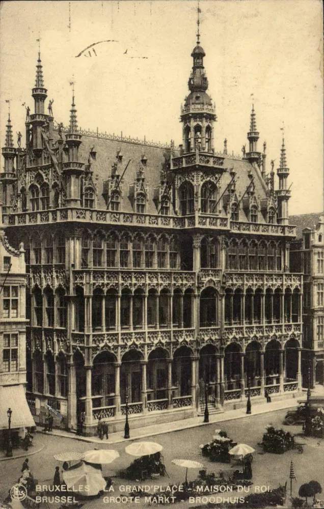 Bruxelles - La Grand'Place - Maison du Roi - Vorderseite