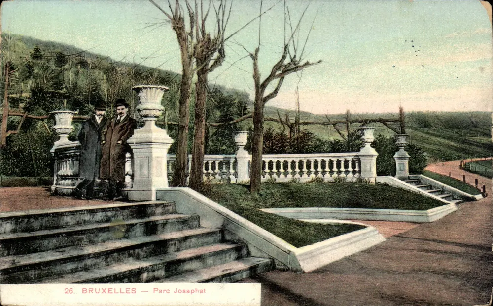 Bruxelas — Parque Josaphat — editor anônimo, n° 26 - Frente