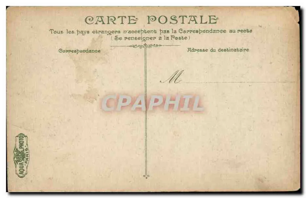 Brüssel. Eingang zum Bois de la Cambre — Verlag L.V.E.C., Nr. 2051 - Rückseite
