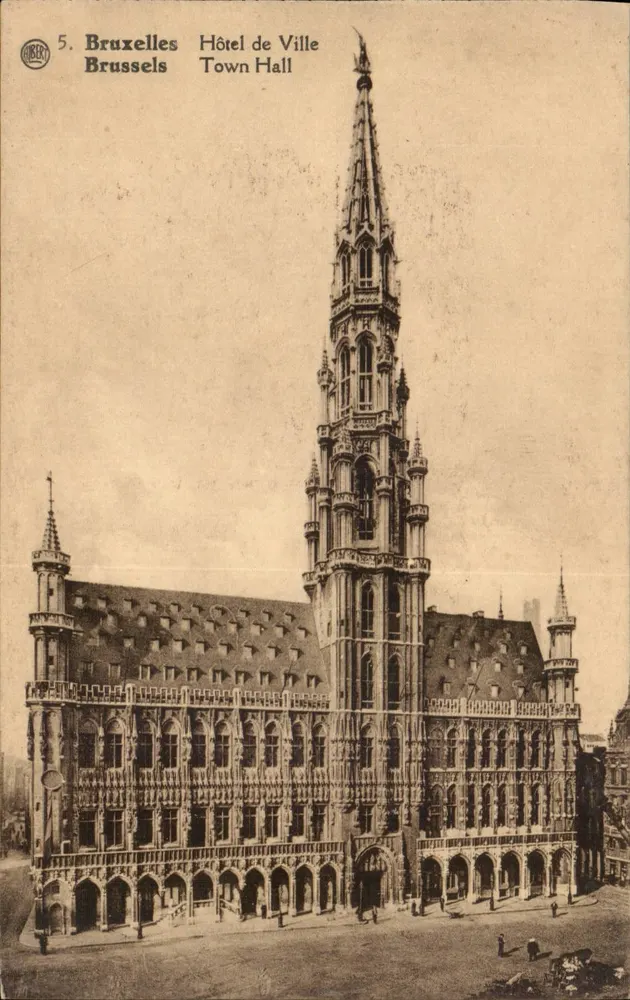 Brüsseler Stadthaus — Verlag Gibert, Nr. 5 - Vorderseite