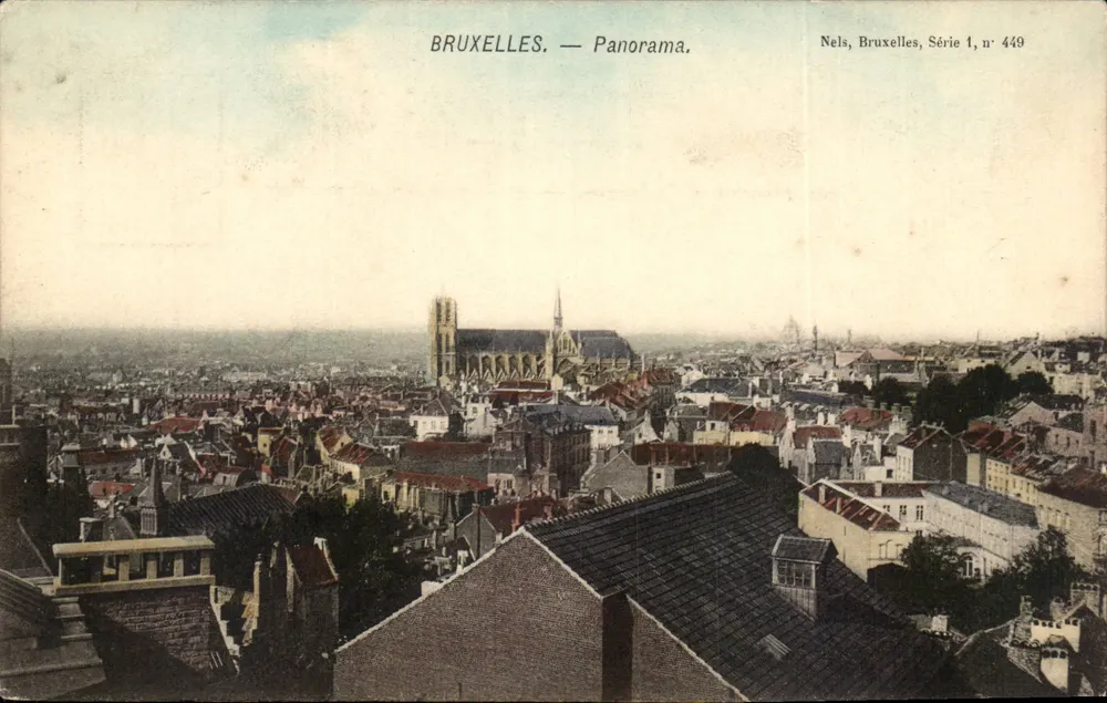 Brussel — Panorama — Nels, Brussel, Serie 1, n° 449 - Voorkant