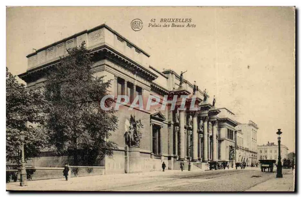 Palast der schönen Künste — Brüssel — Verlag Gibert, Nr. 62 - Vorderseite