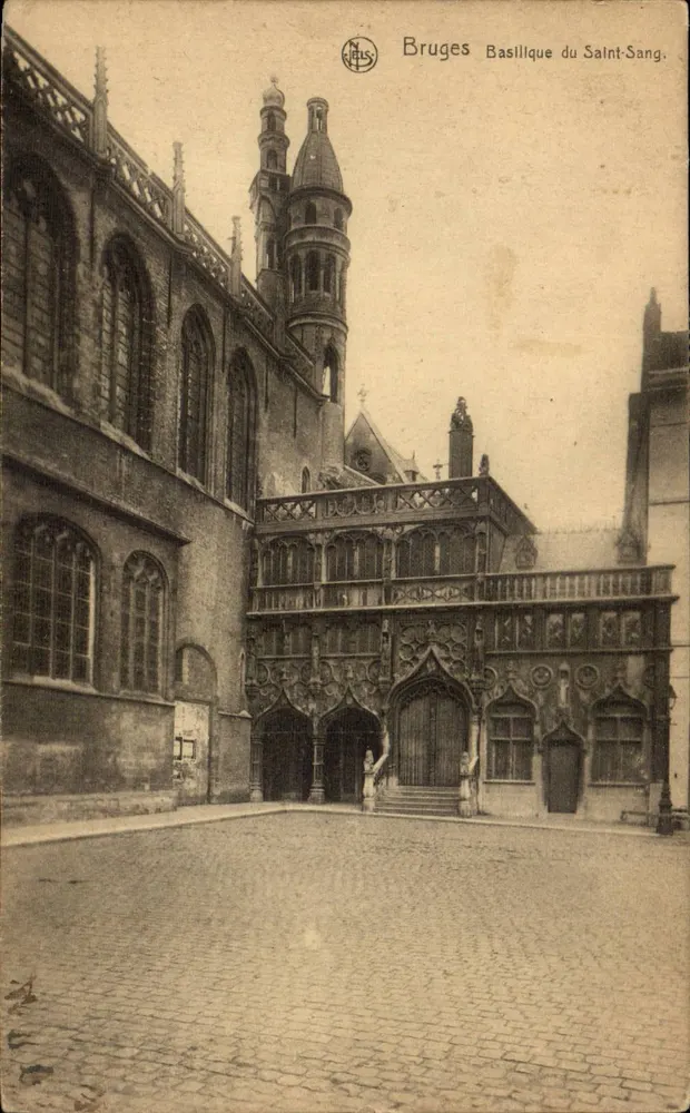 Bruges — Basílica do Sangue Santo — Editor Nais, série 12, n° 31 - Frente