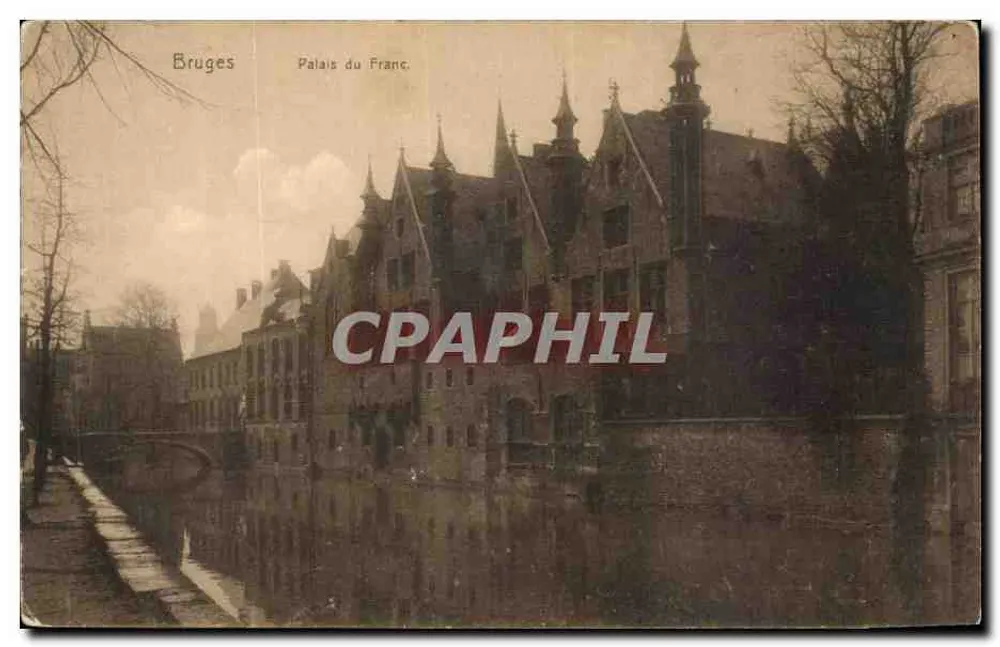 Brujas — Palacio del Franc — editor desconocido, número de serie no visible - Anverso