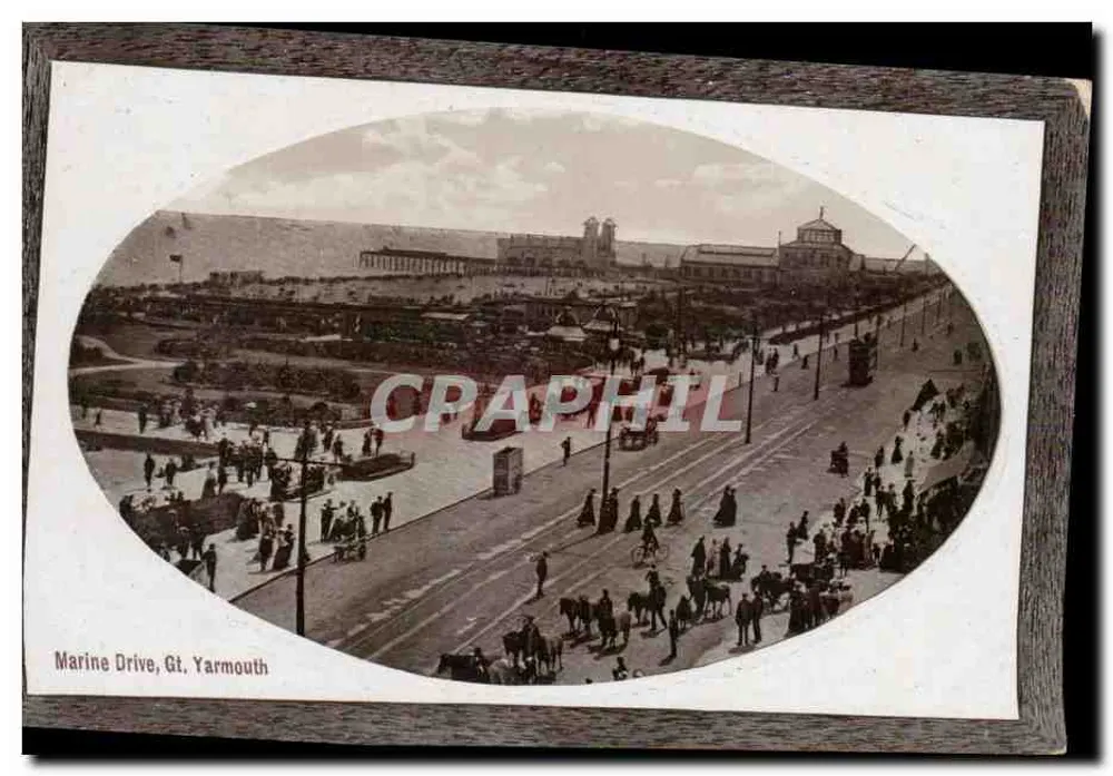 Marine Drive, Gt. Yarmouth — Panoramablick — Verlag unbekannt - Vorderseite