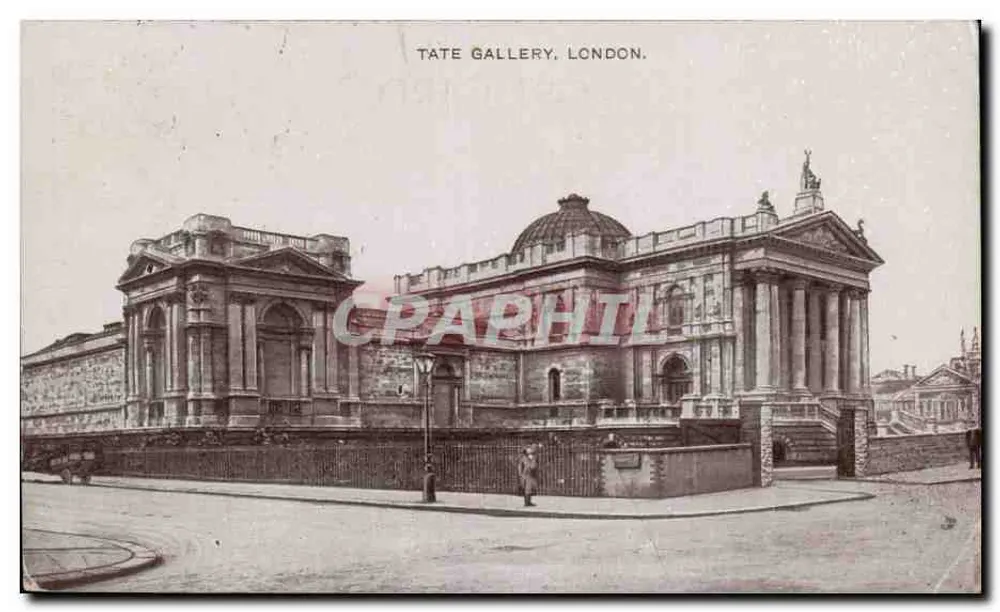 Tate Gallery, London — äußere Ansicht — G. D. & D. (Serie 00-CI-41) - Vorderseite
