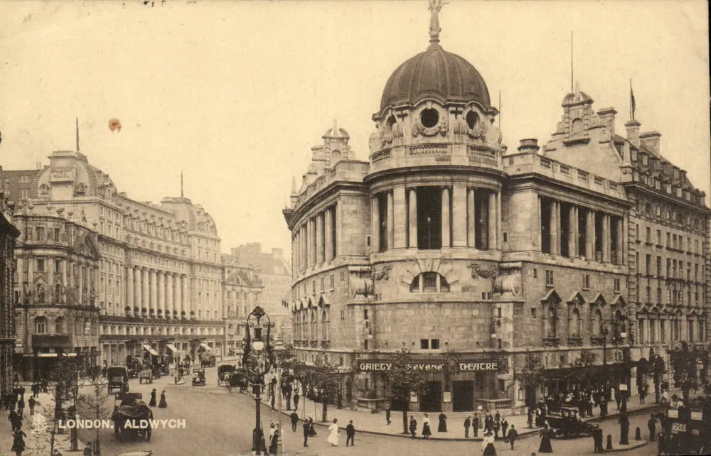 London, Aldwych — Griechisches Theater — Verlag Tuck & Sons - Vorderseite