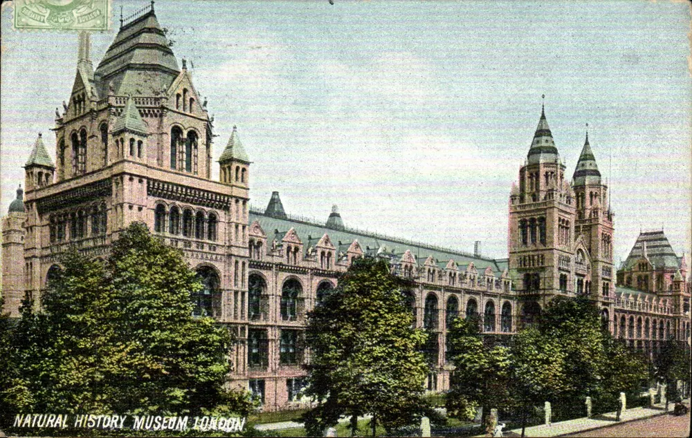 Naturhistorisches Museum London — Außenansicht — unbekannter Verlag - Vorderseite