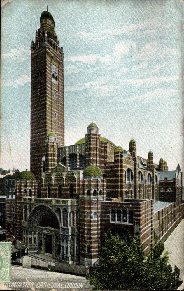 Westminster-Kathedrale — London — unbekannter Verlag, Seriennummer nicht sichtbar - Vorderseite