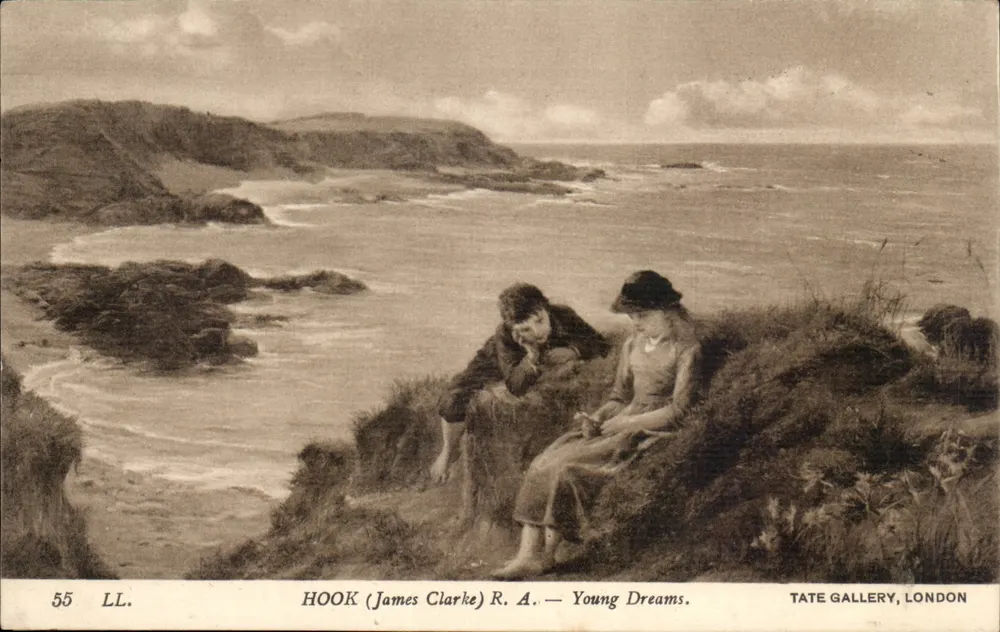 Young Dreams — HOOK (James Clarke) R.A. — Tate Gallery, London - Vorderseite