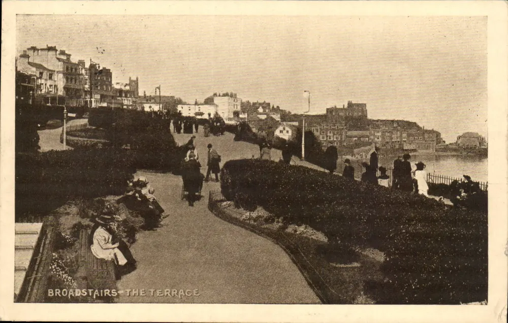Broadstairs - Die Terrasse — Panoramablick — unbekannter Verlag - Vorderseite