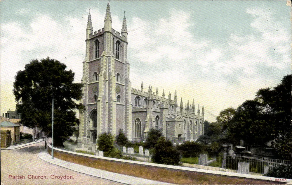 Pfarrkirche, Croydon — Verlag A. 06408 - Vorderseite