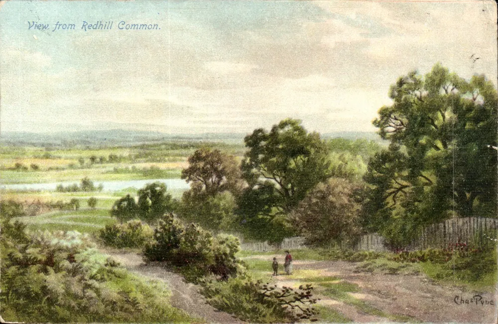 Vista de Redhill Common — Chaâ-Pyne — série 'Orthochrome' A.M.O. Taylor - Frente