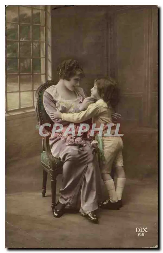 Mulher e criança — cena íntima — DIX 66 - Frente