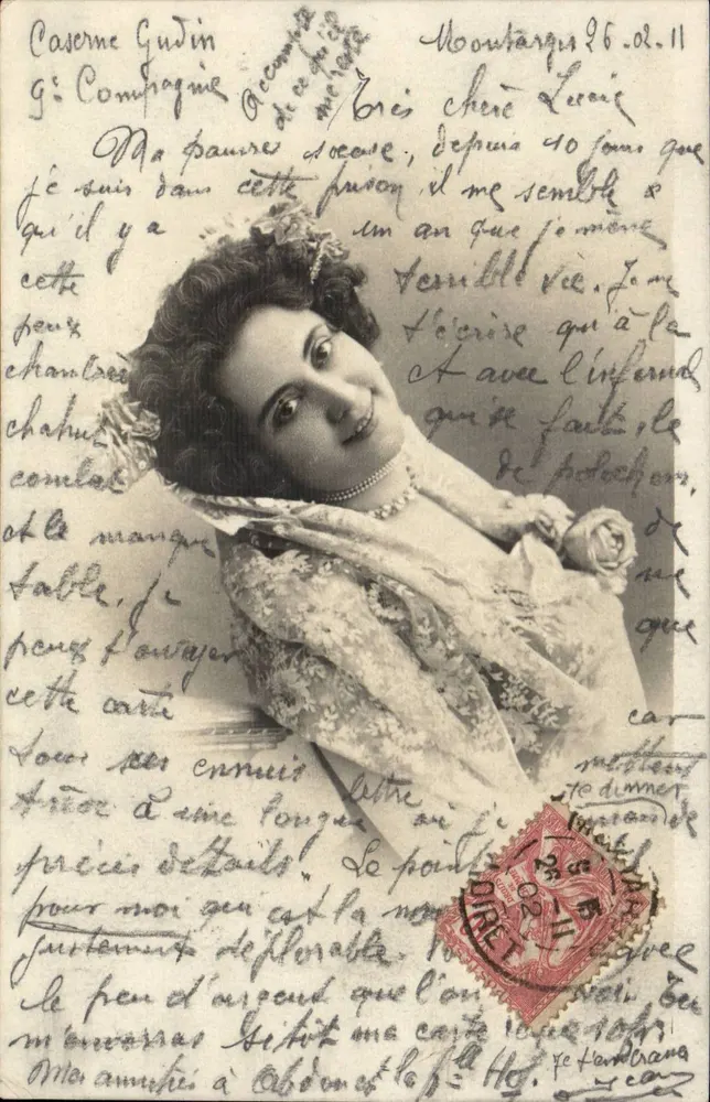 Elegante Frau — Portrait — R.L. Paris - Vorderseite