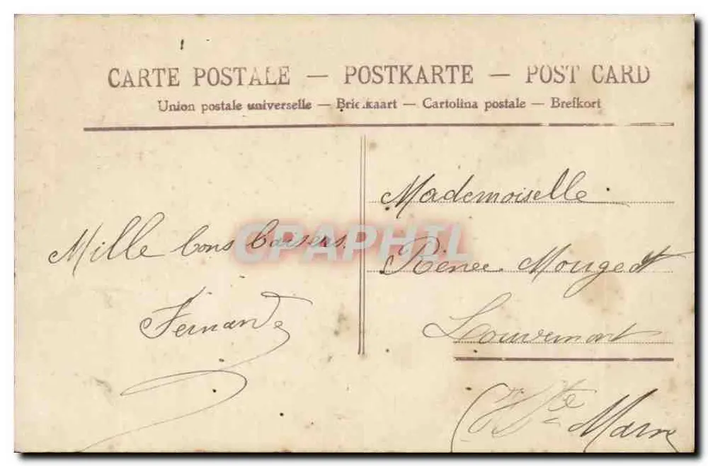Lächelnde junge Frau — Liebesgeschenk — unbekannter Verleger, n° 481 - Rückseite