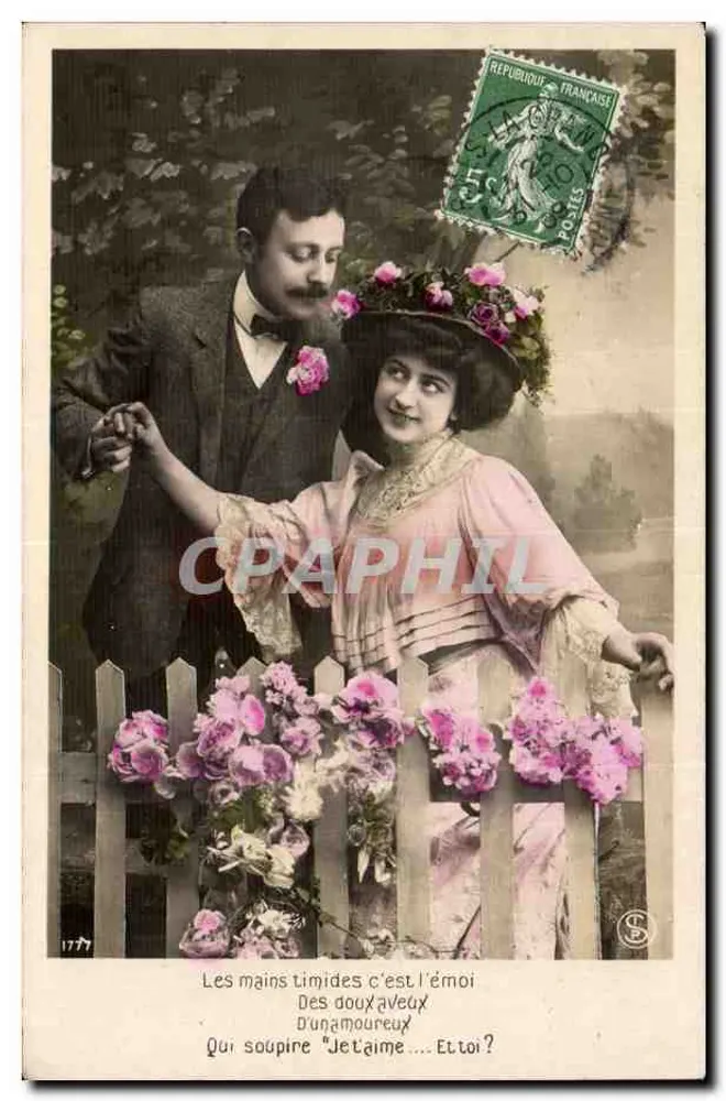 Je t'aime — Poème amoureux — Éditeur S. (n° 1771) - Recto