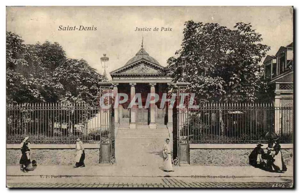 Saint-Denis — Rechtbank van Vrede — Editie Nouvelle-L.Q. - Voorkant