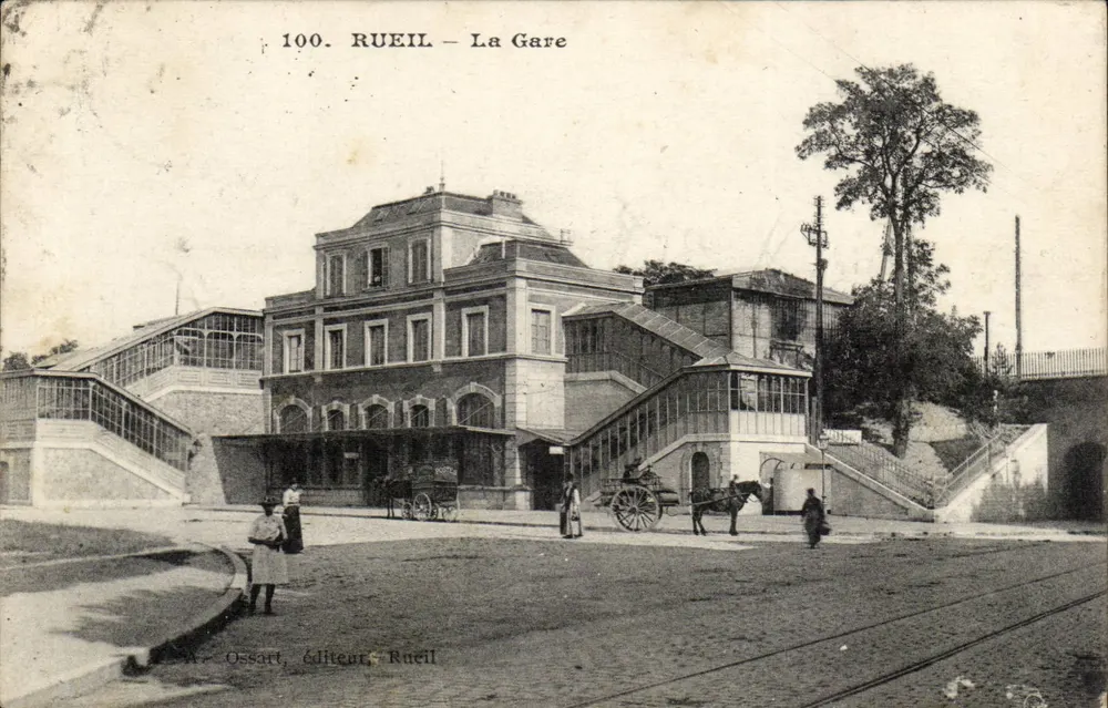 Rueil - A Estação — editor Ossart, n° 100 - Frente