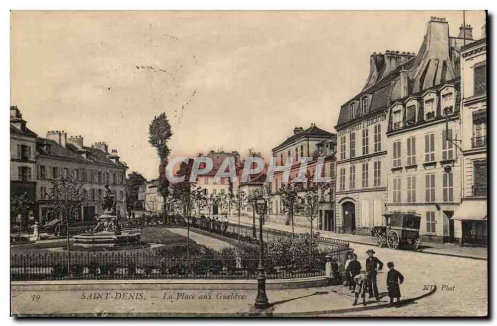 Saint-Denis — A Place aux Gueldres — Pliot, n°39 - Frente
