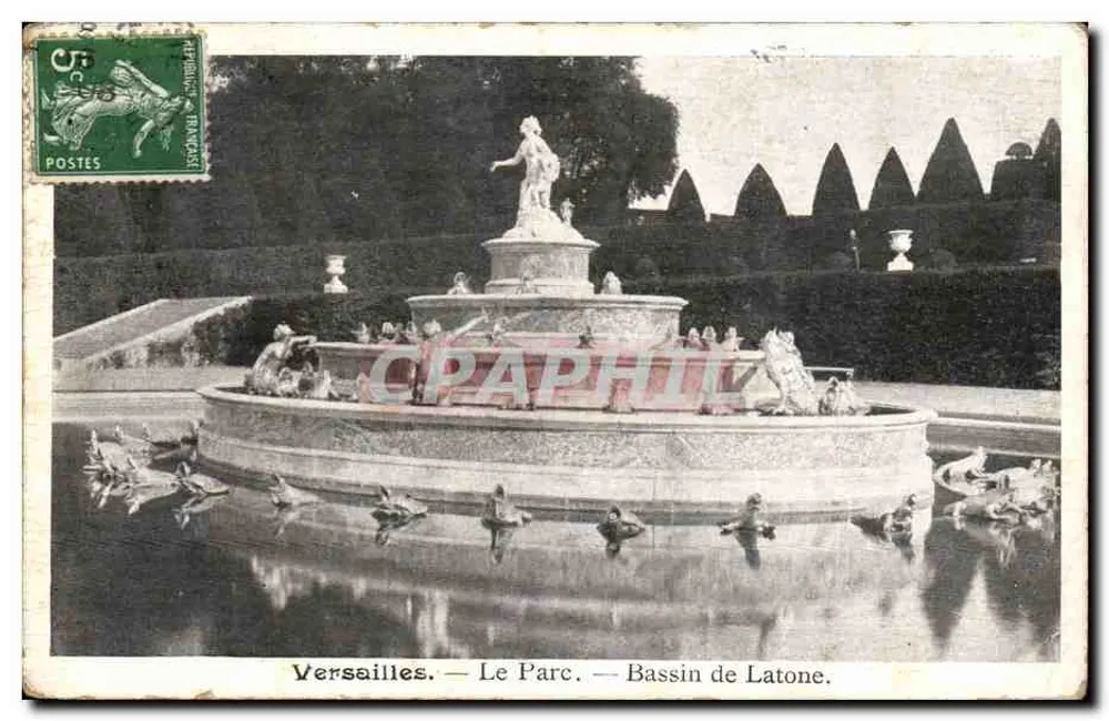 Versailles — Il Parco. — Bacino di Latone. - Recto