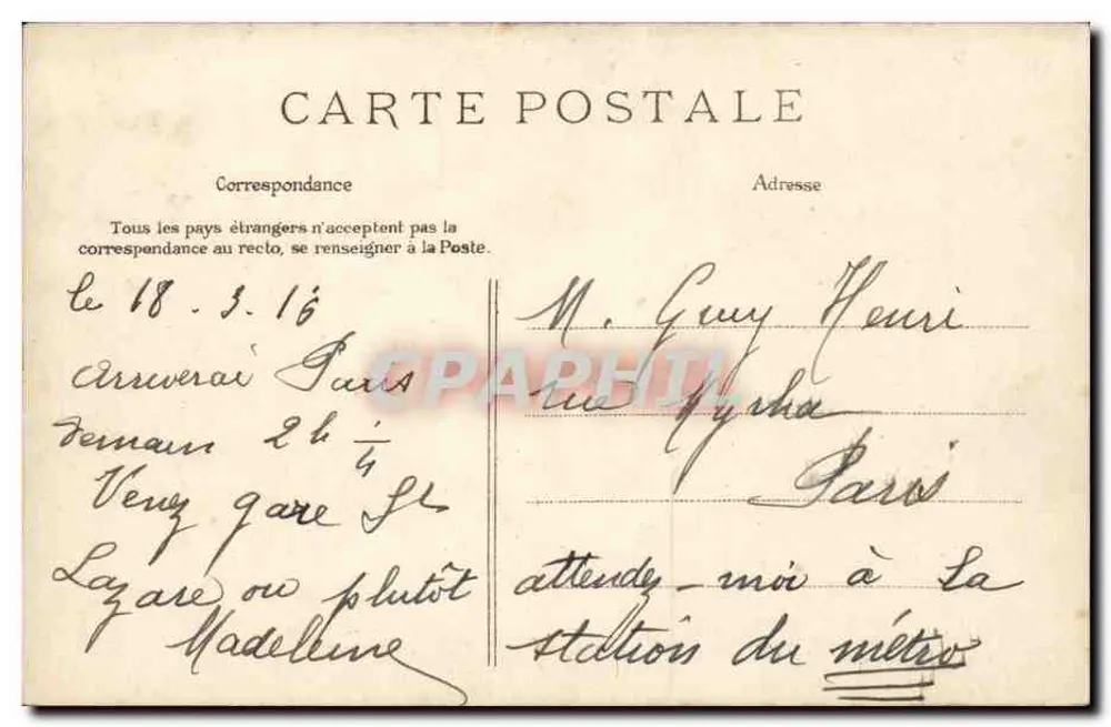 Villennes — Ein Stück des alten Villennes — C.L.C. - Rückseite