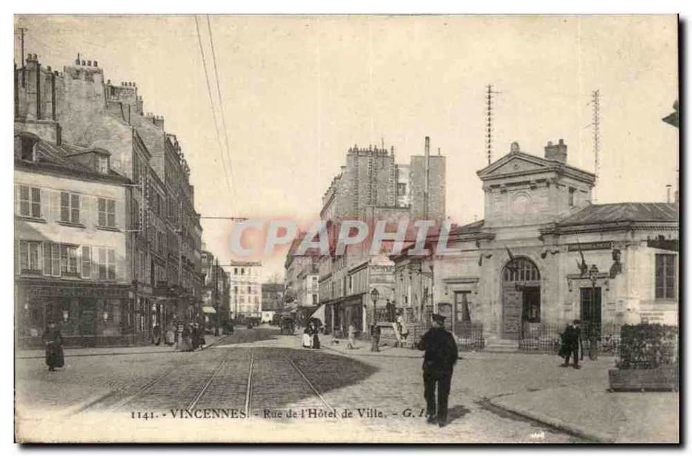 Vincennes - Straße des Rathauses — G. I. - Vorderseite